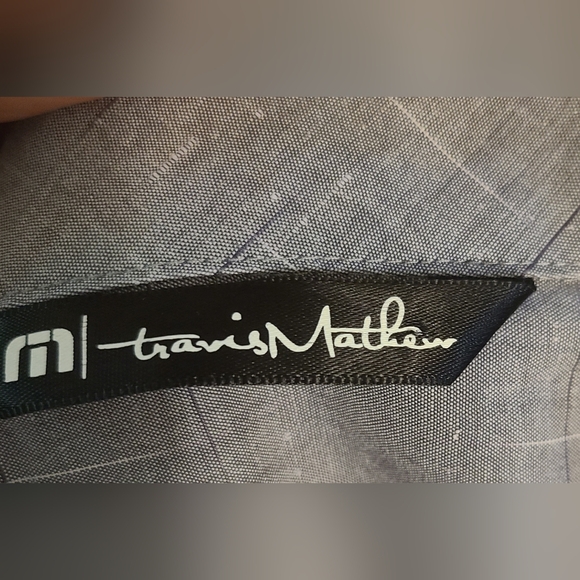 Travis Mathew Light Gray Short Sleeve Size XL Golf Button Down Shirt - Picture 5 of 10
